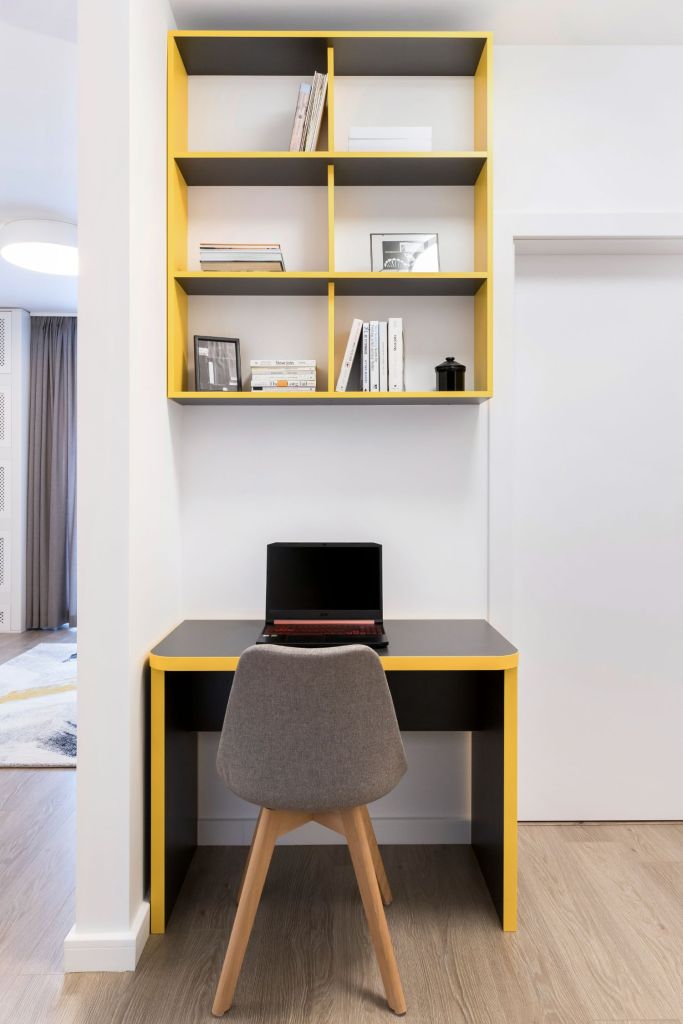 Birou in hol - Bucuresti - arh. int. Stefania Bobaru VIM Studio (2)