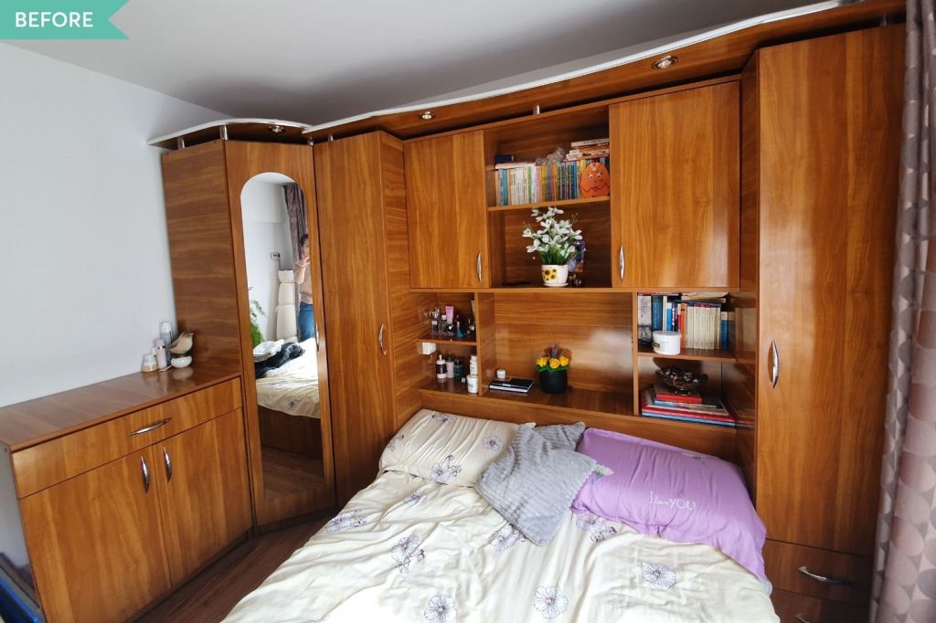 before dormitor mobilier demodat