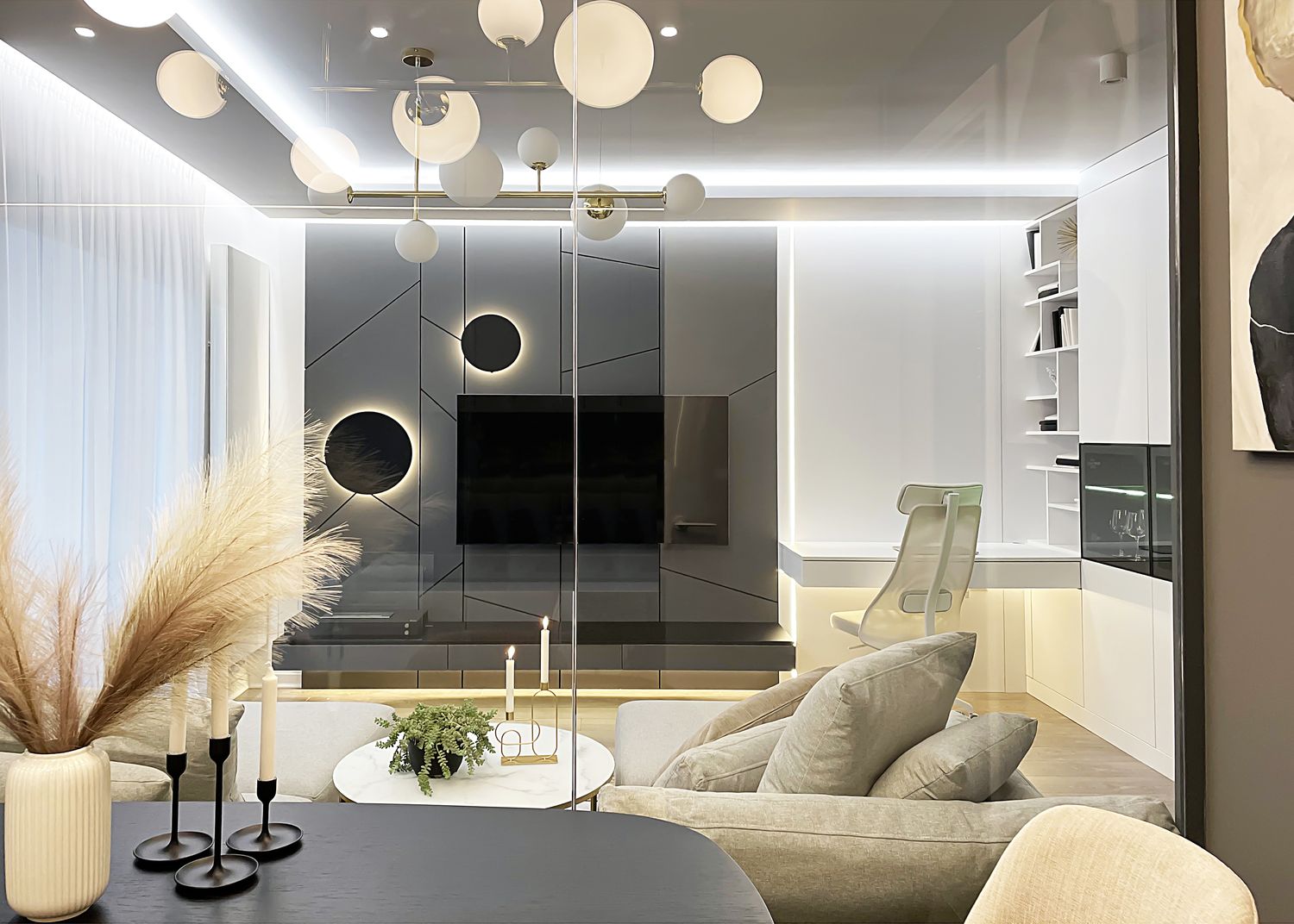 apartament Pipera living