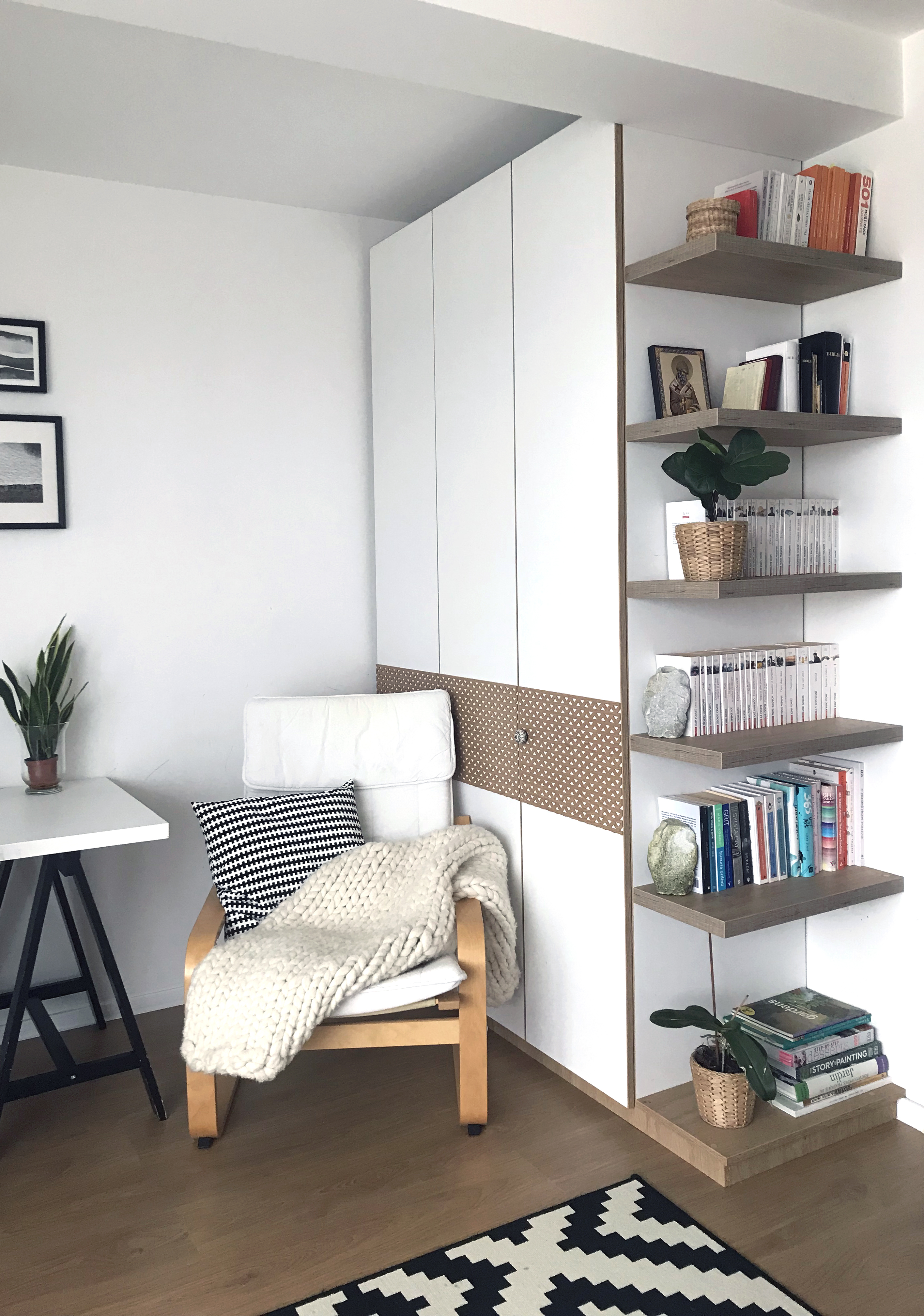 Amenajare apartament 2 camere 50 mp din Cluj-Napoca birou