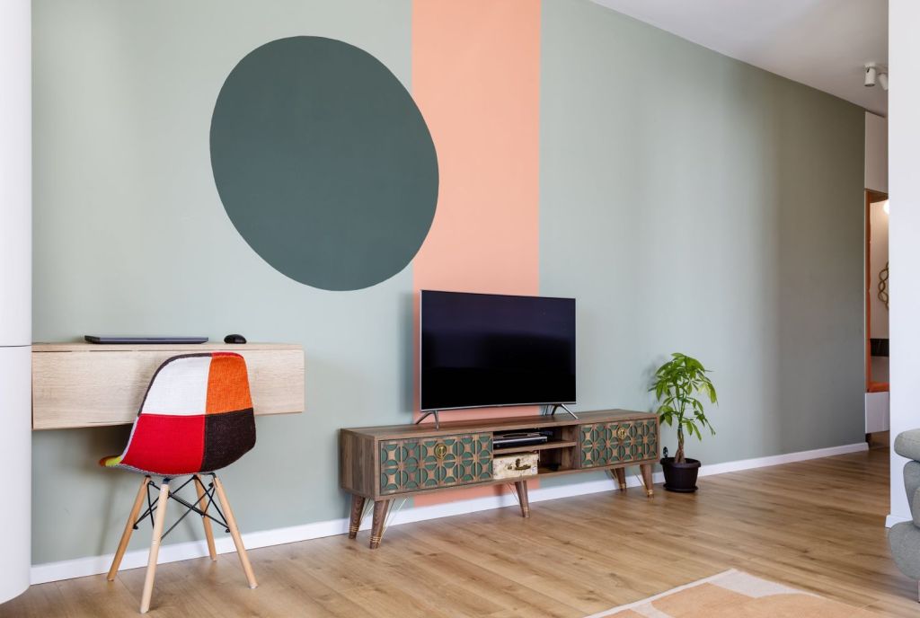 perete de accent living studio a