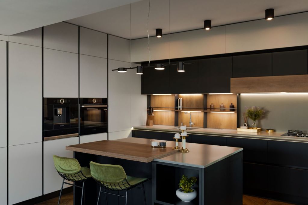 Amenajare bucatarie cu insula Venta Cucine penthouse Bucuresti - ACOS Design - Andrei Costea (3)