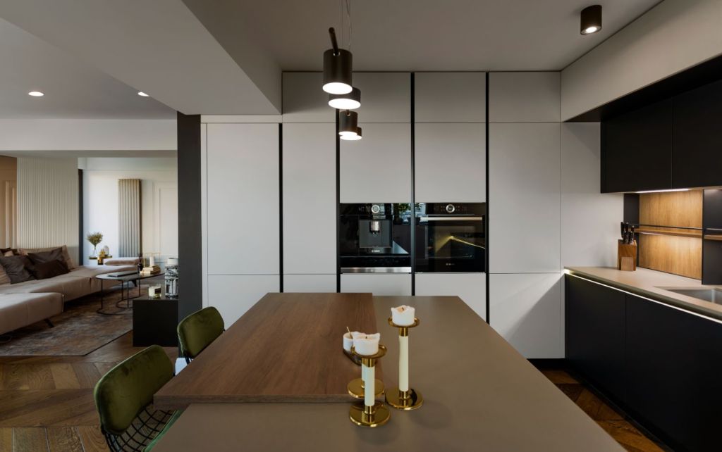 Amenajare bucatarie cu insula Venta Cucine penthouse Bucuresti - ACOS Design - Andrei Costea (3)