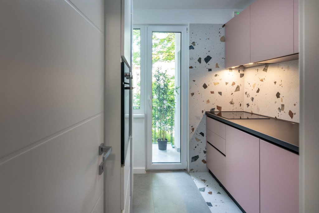 Amenajare bucatarie terrazzo apartament modern - arh. Andrada_Toader_Pasti
