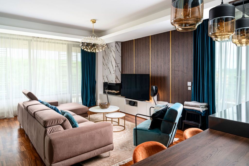 Amenajare living elegant Pipera - Creativ Interior - arh. Natalia Berezovskaia (1)