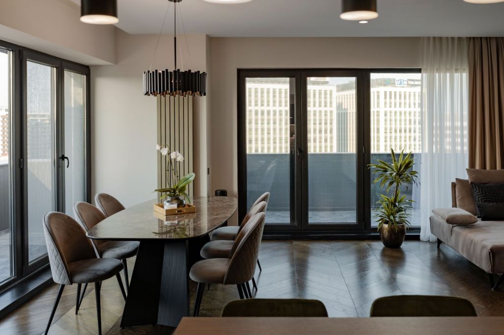 Amenajare living elegant -penthouse Bucuresti - ACOS Design - Andrei Costea (2)