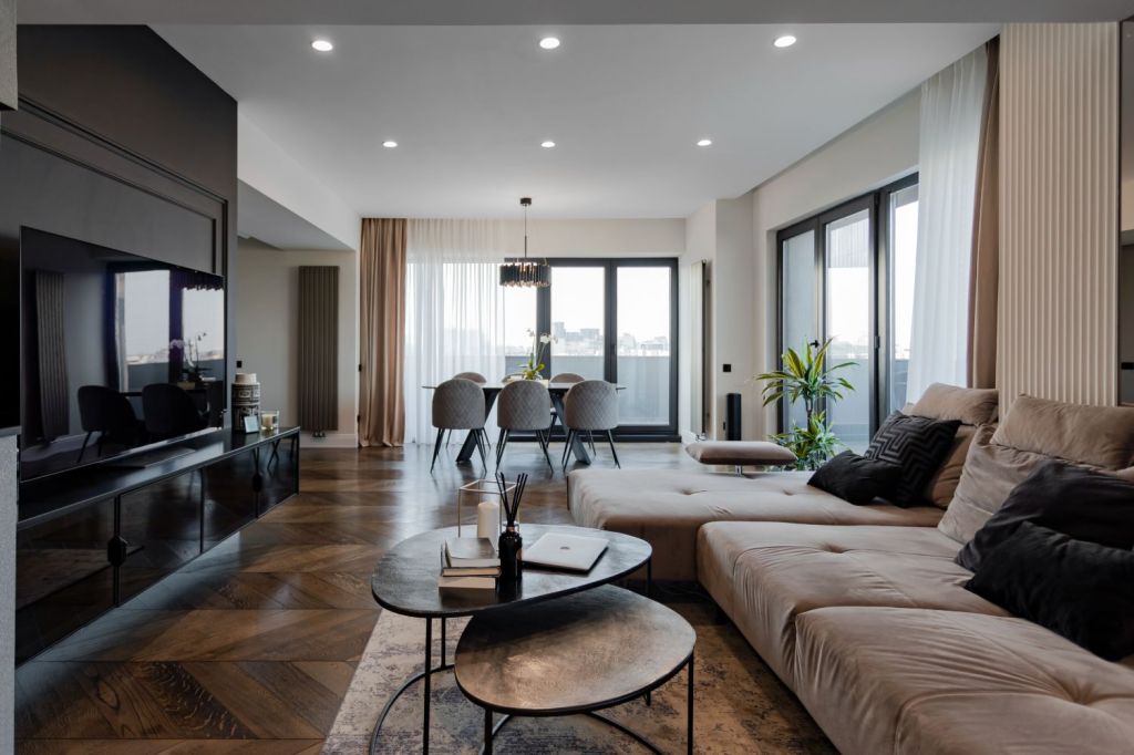 Amenajare living elegant -penthouse Bucuresti - ACOS Design - Andrei Costea (4)