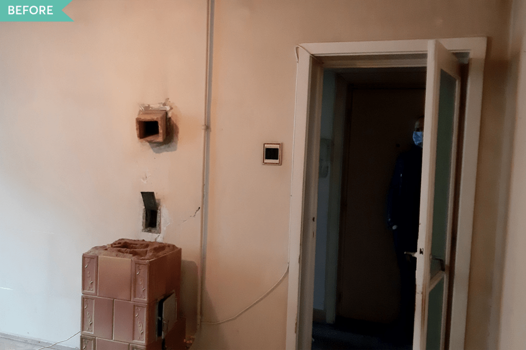 Living inainte de renovare