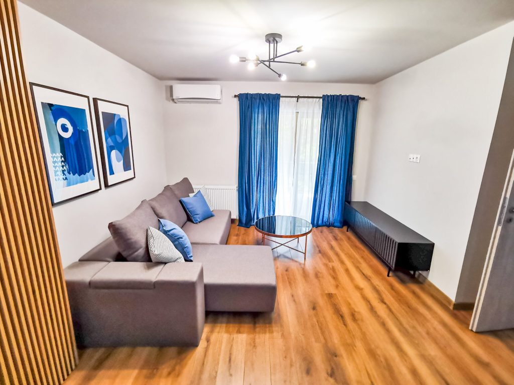 amenajare living apartament de inchiriat