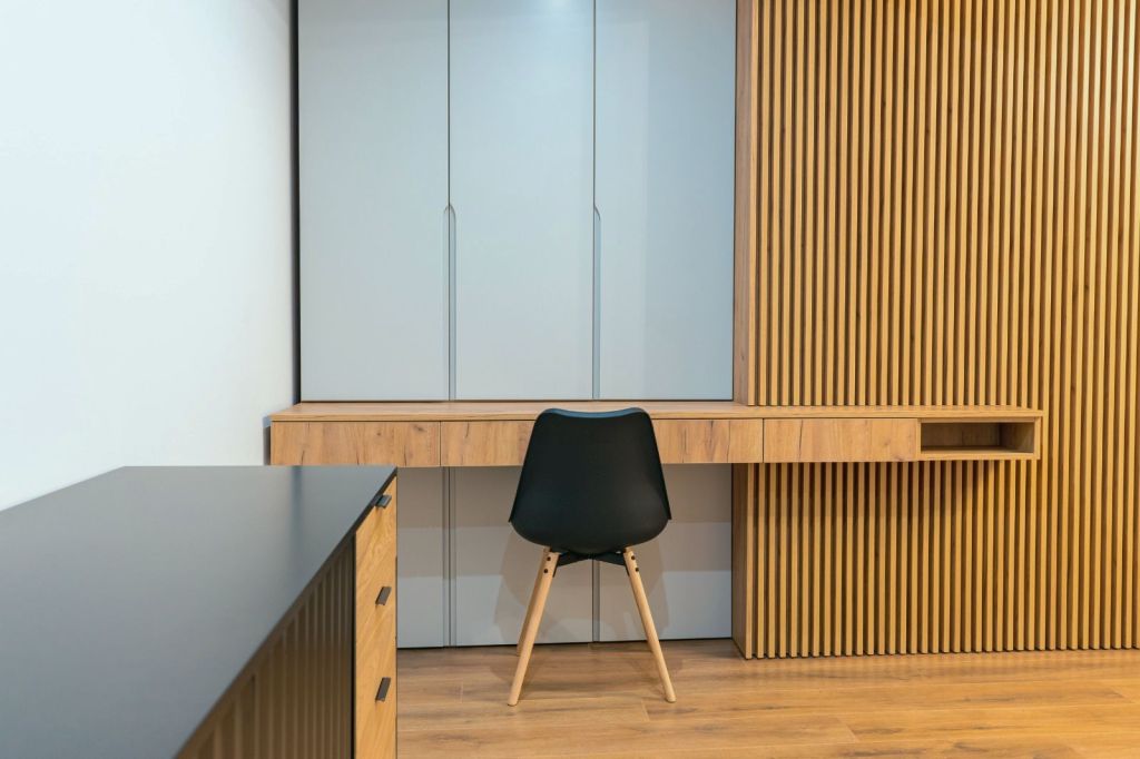 amenajare zona de lucru birou in living