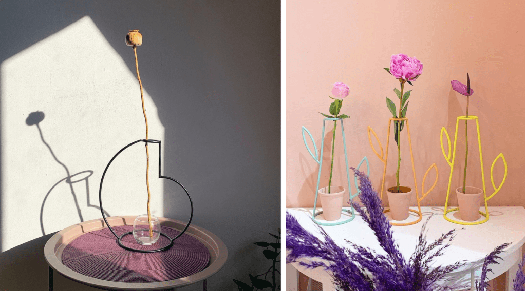 obsesia lunii vaze decorative conturat