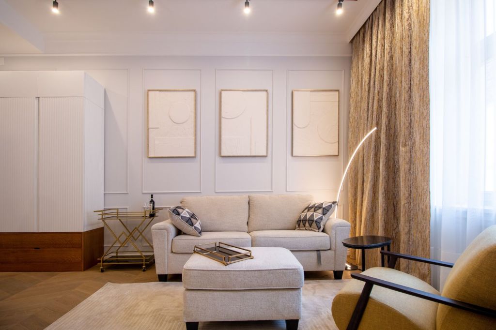 zona de zi apartament mare 2 living