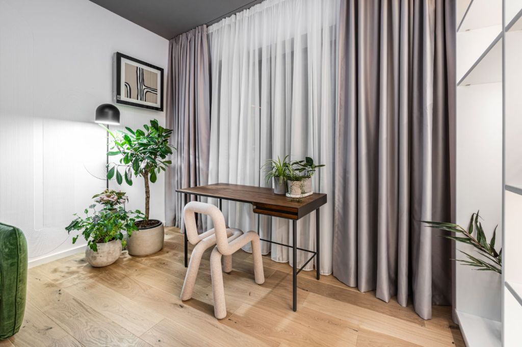 Amenajare birou dressing apartament modern Pipera - arh. Andra Bica - Kanso Design (2)