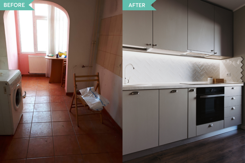 Before and after renovare apartament Iasi - arh. Stefan Bugalete (1)