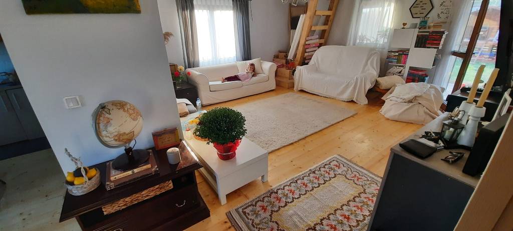 Diana, soția lui Florin, s-a ocupat de design-ul interior al casei