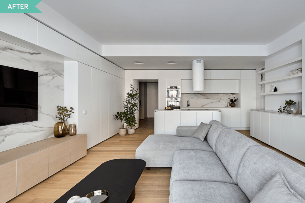 Renovare apartament Pipera - bucatarie dupa amenajare - arh. Andra Bica Kanso Design (2)
