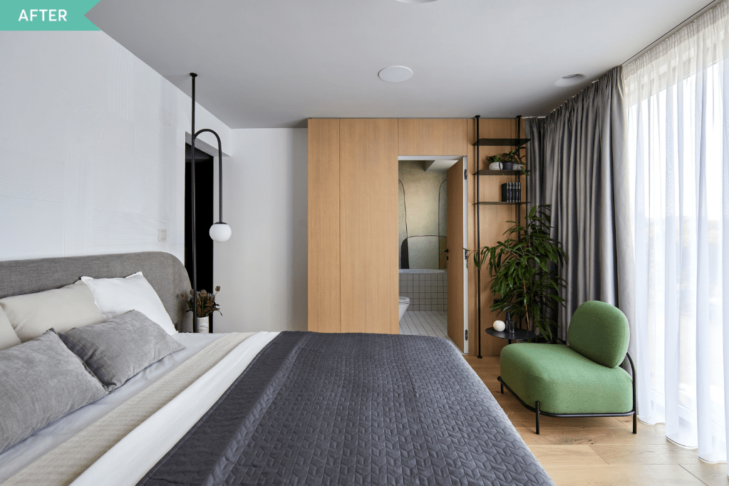 Renovare apartament Pipera - dormitor după amenajare - arh. Andra Bica Kanso Design (1)