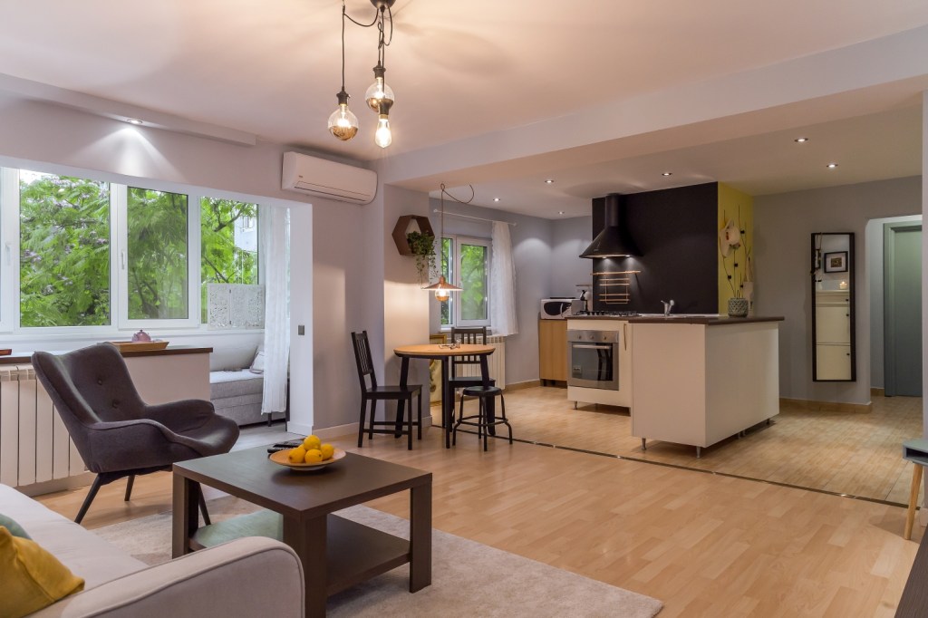 amenajare apartament 2 camere semidecomandate