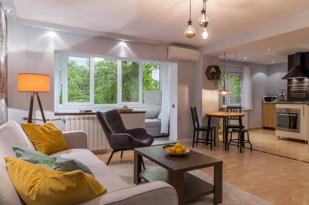 amenajare apartament 2 camere living