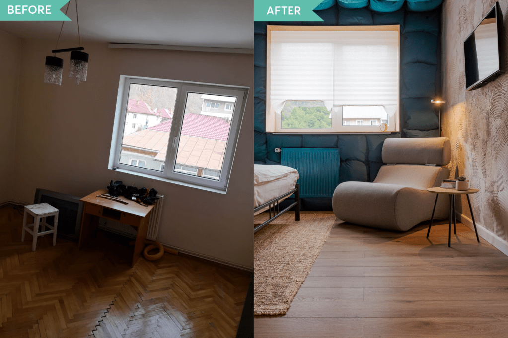 Airbnb Sinaia amenajare iDecorate - before and after (6)