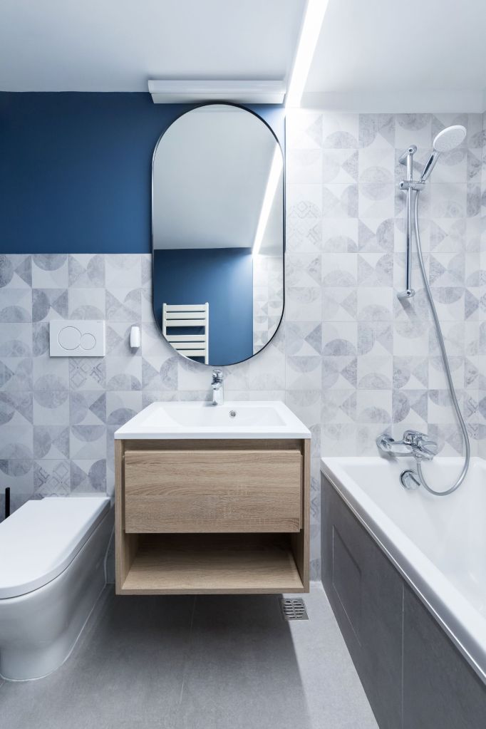 Amenajare baie albastra duplex Bucuresti - arh. int. Stefania Bobaru VIM Studio (3)