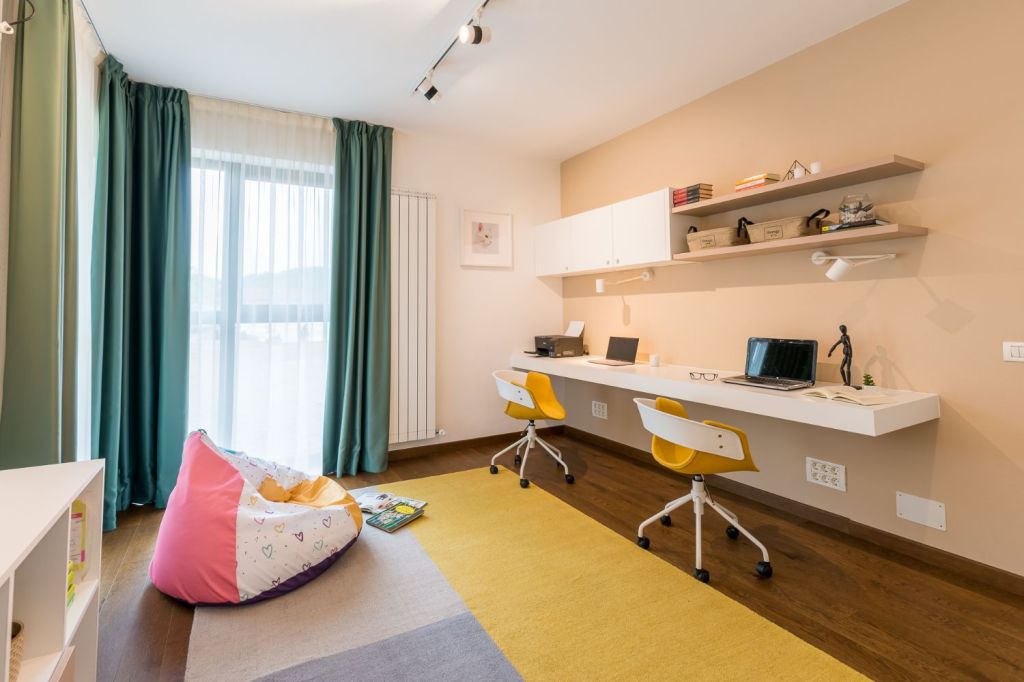 Birou copii - Casa Bihor - amenajare luxury Launtric Design - ADAS and More