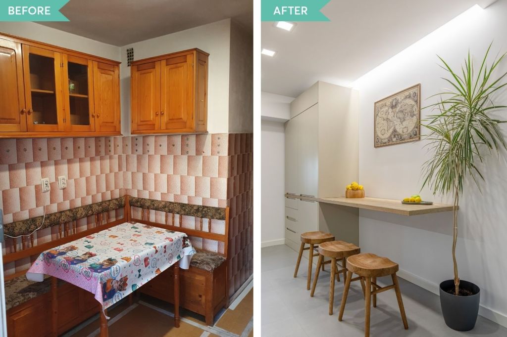 renovare apartament bucatarie
