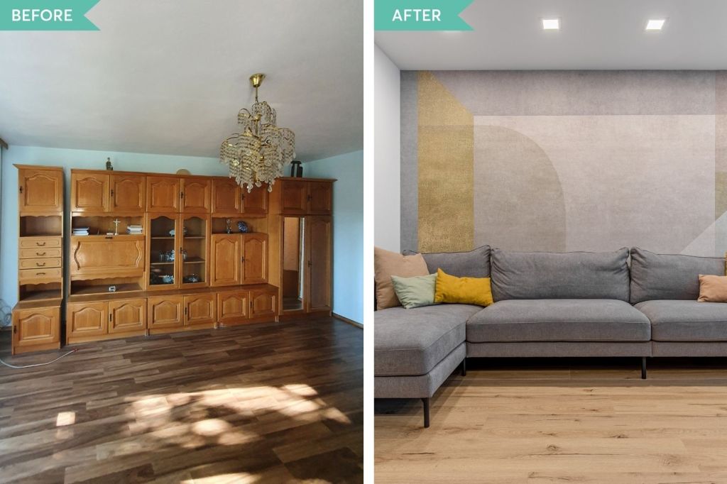 renovare apartament living