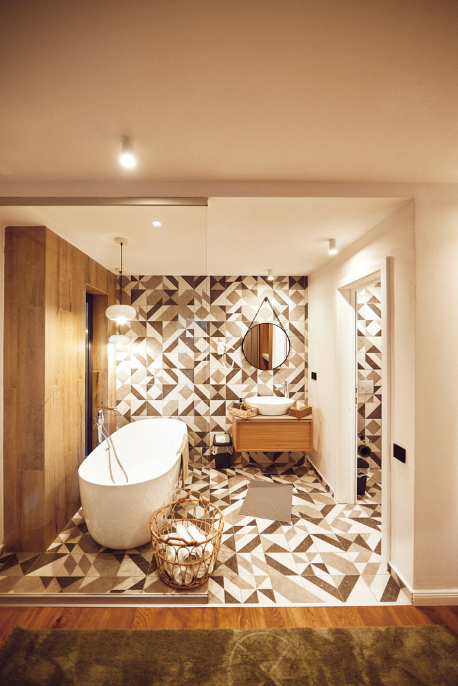 Design-ul caselor de oaspeți este eclectic, unde elementele tradiționale au fost modernizate