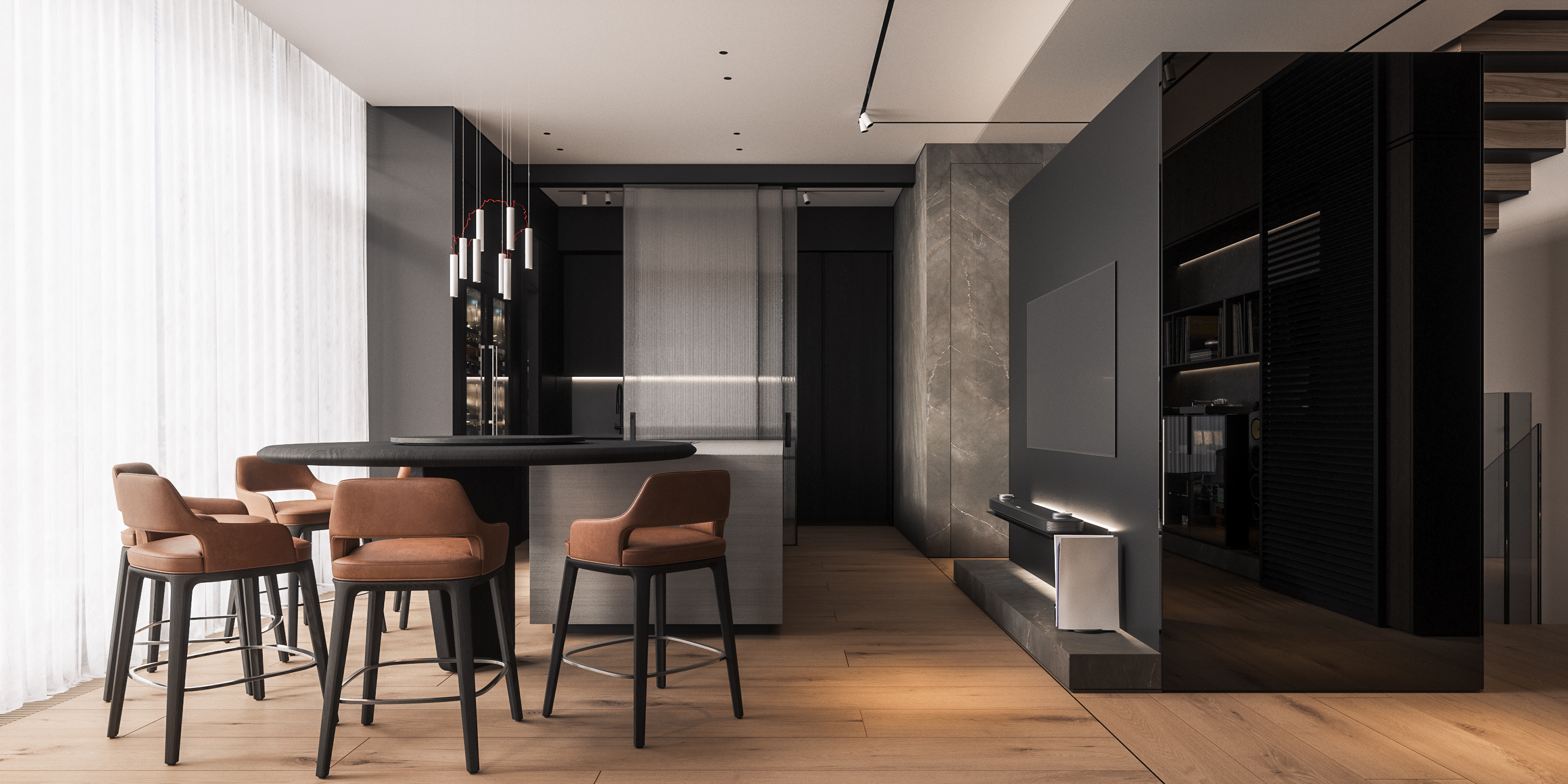 Amenajare minimalista triplex Bucuresti - Hype Project