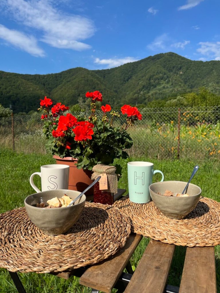 Maria, Marius și cei doi copii ai lor vin la cabană de trei ori pe săptămână