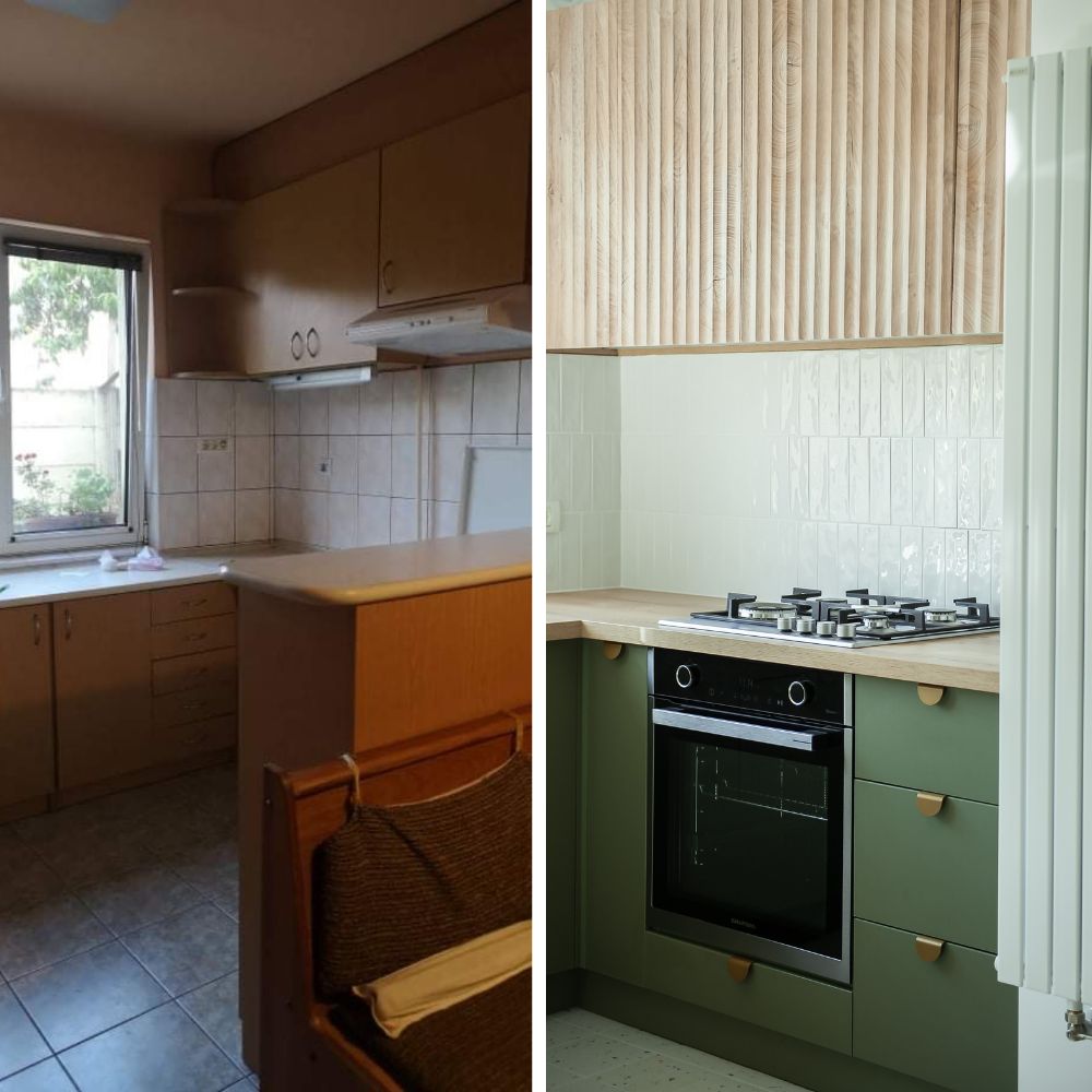before and after bucatarie Adriana Scrob foto ioana herman