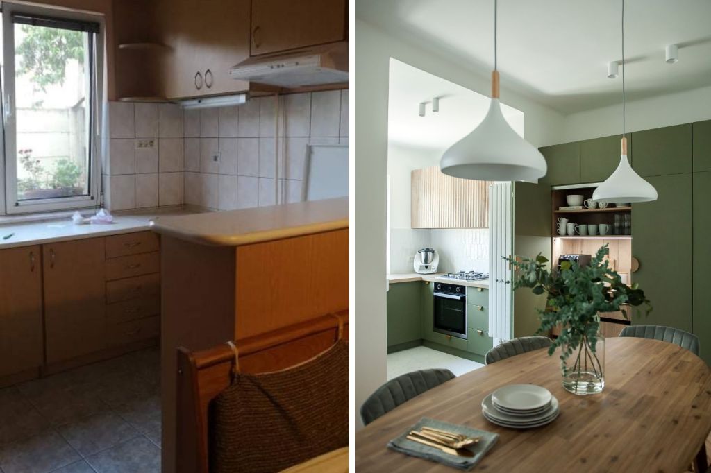 Bucatarie renovare before and after adriana scrob