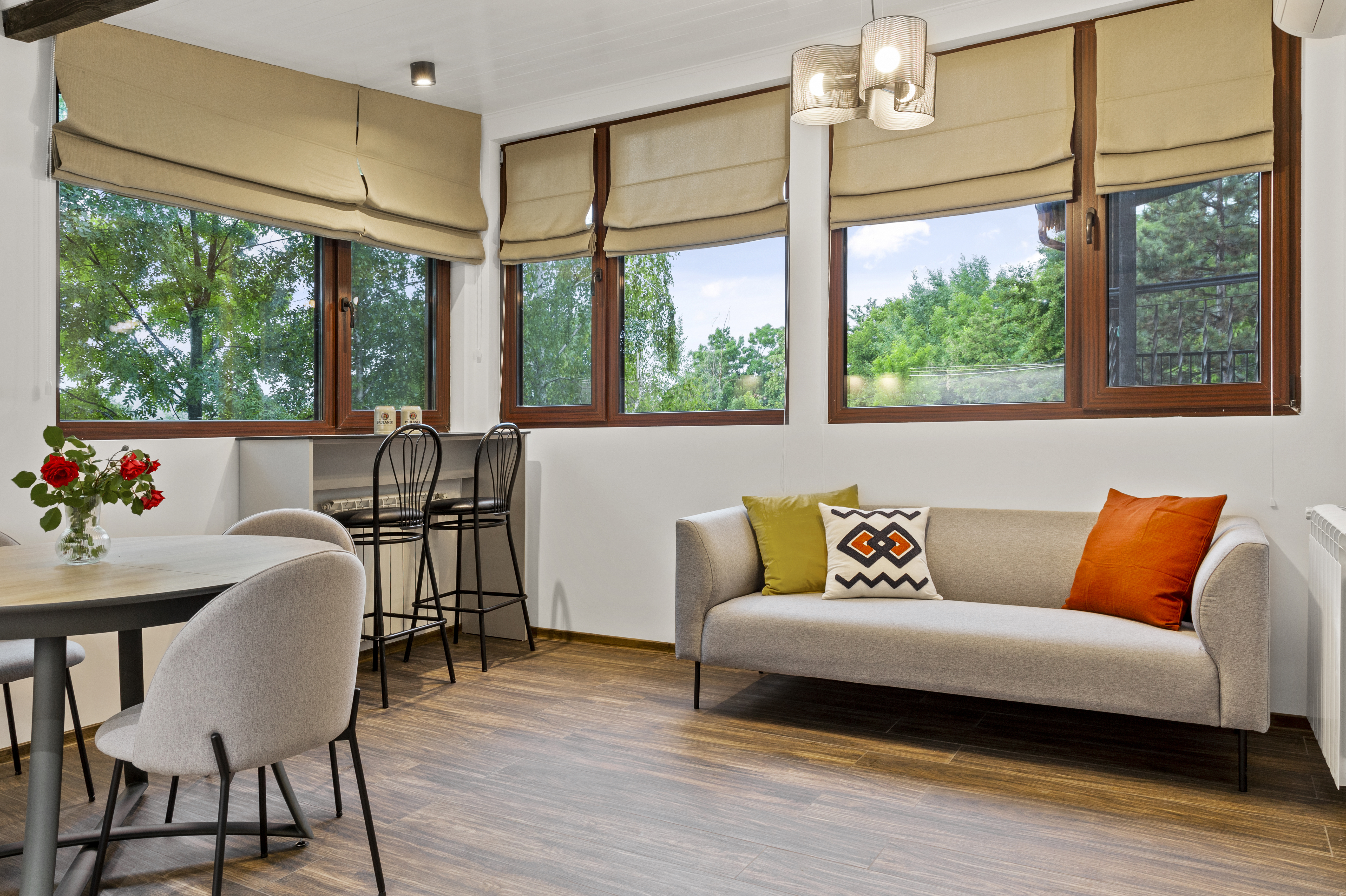 casa de vacanță Cornu, bucatarie de vara