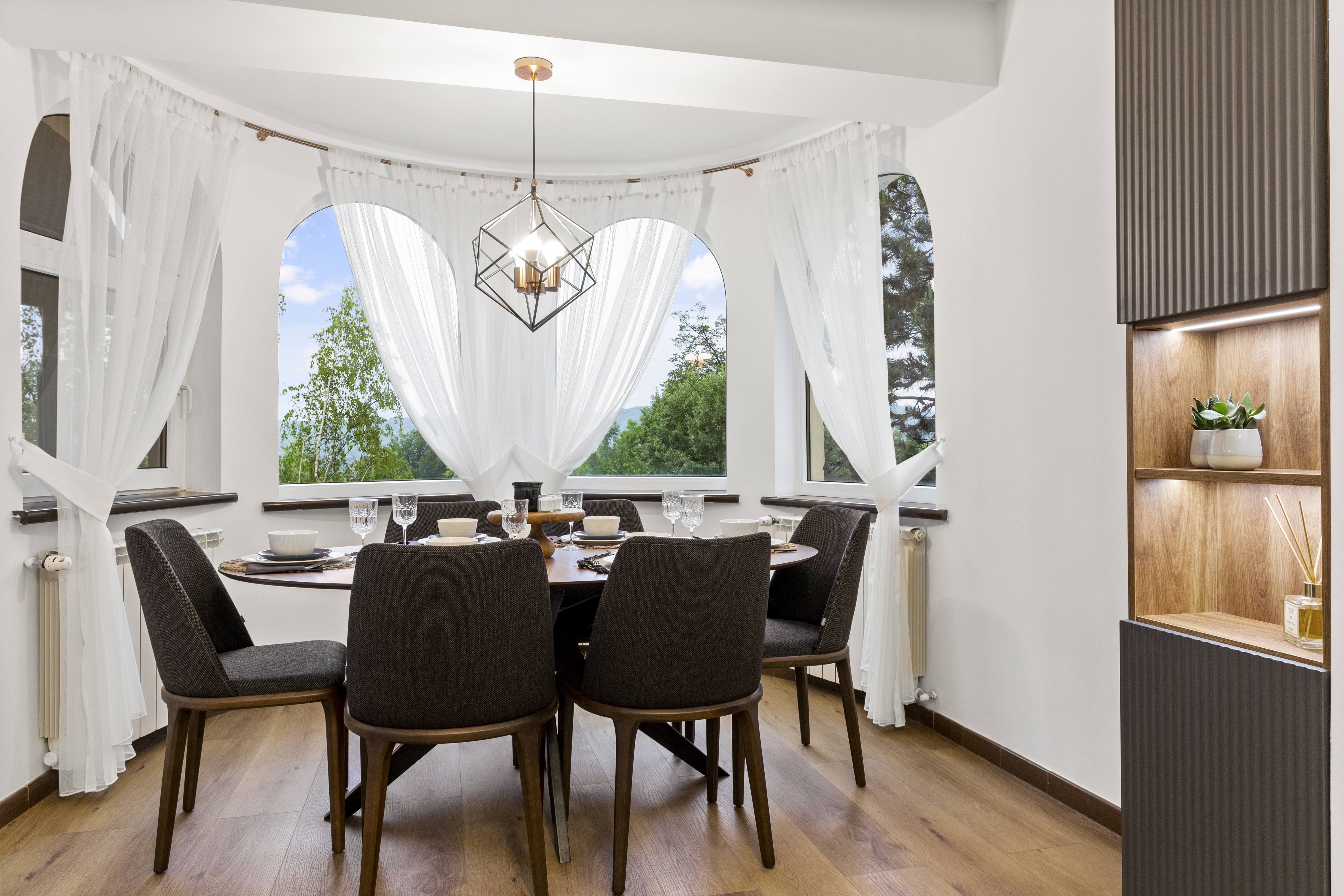 casă de vacanță Cornu dining