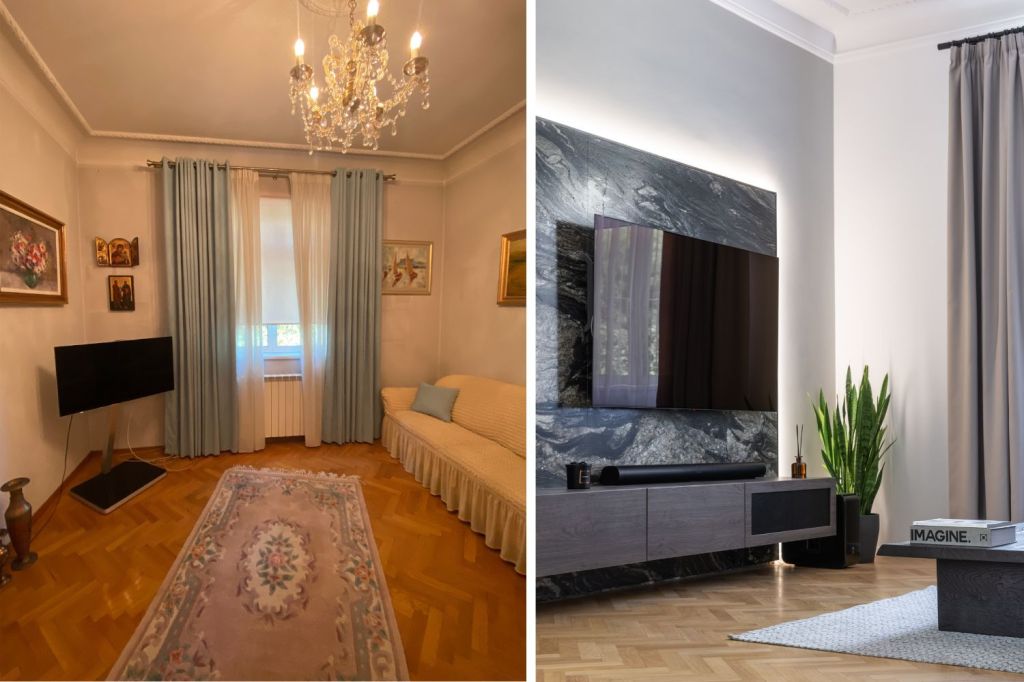 Before and after vila cotroceni proiect andra raicu