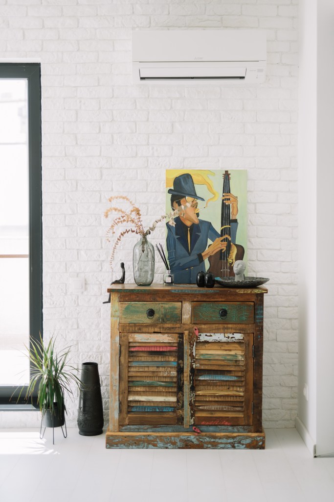 penthouse mobilier din lemn recuperat