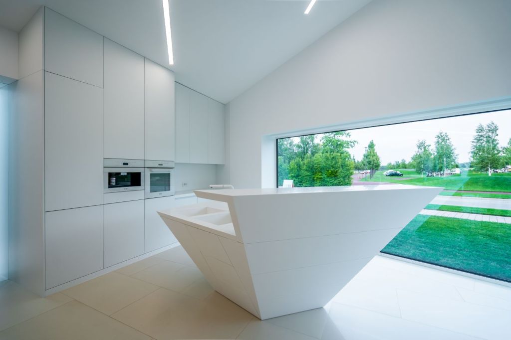 bucatarie minimalista casa teaca