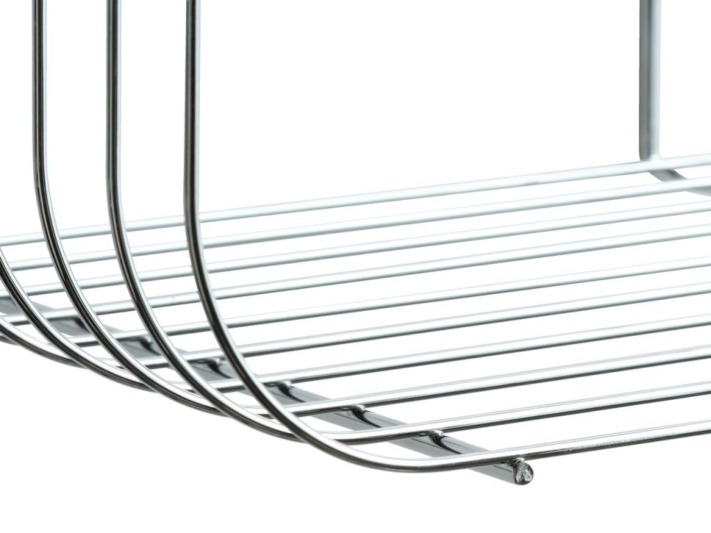 Raft perete WIRE crom foto jysk.ro