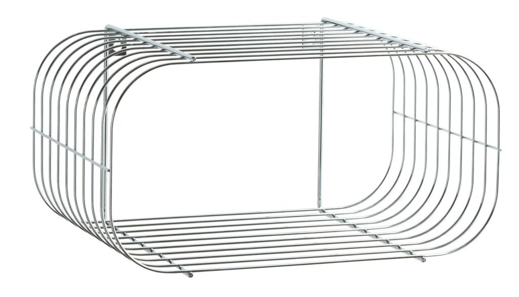 Raft perete WIRE crom foto jysk.ro
