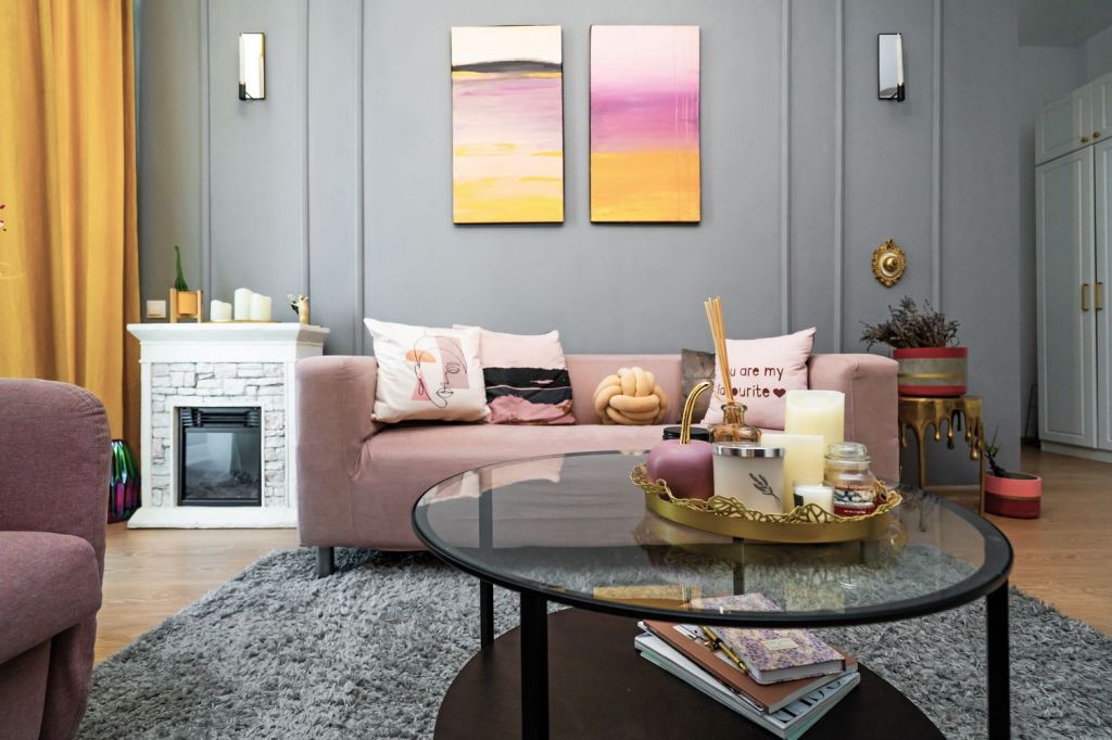 amenajare 2 camere_living colorat