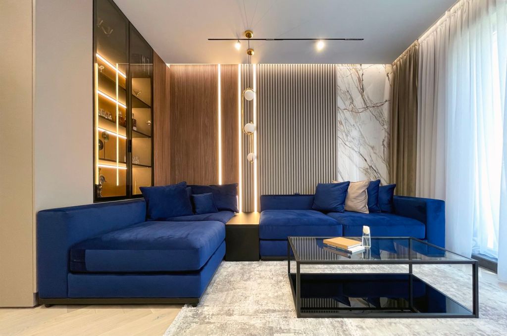 amenajare stil modern living