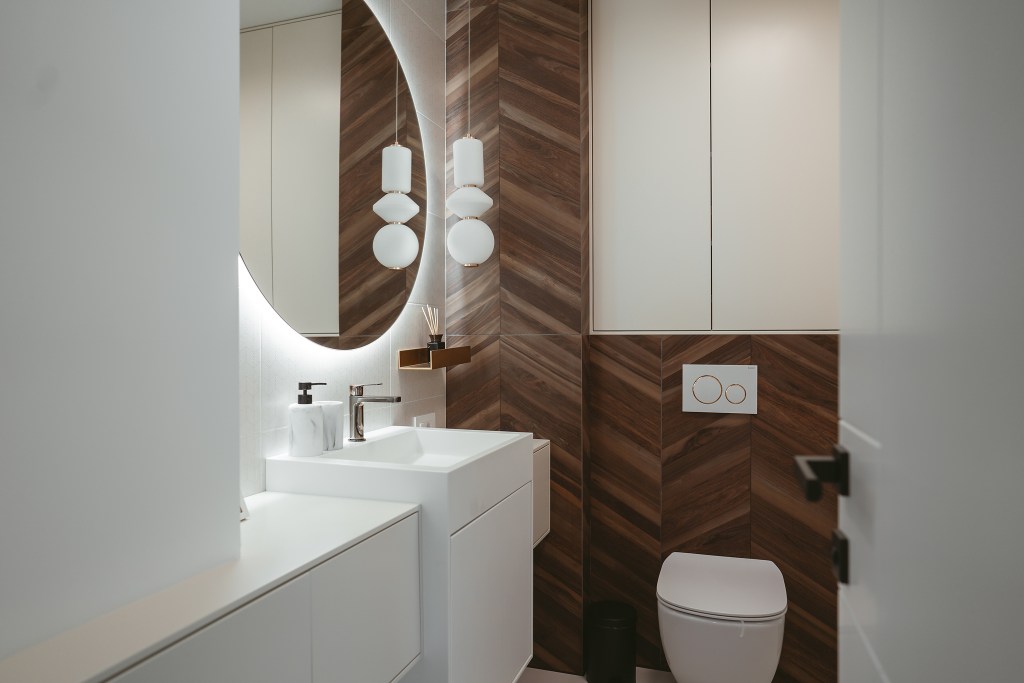 apartament cu două camere baie