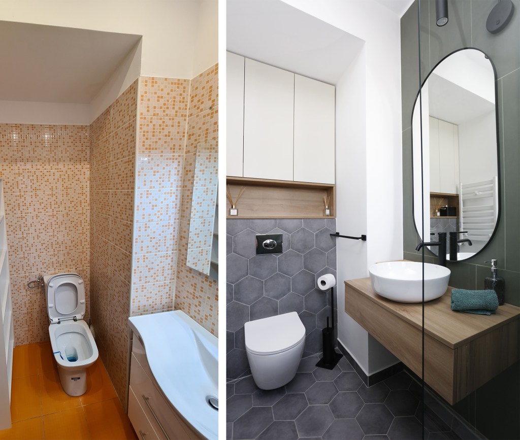 Before after apartament Unirii Cristian Patrascu