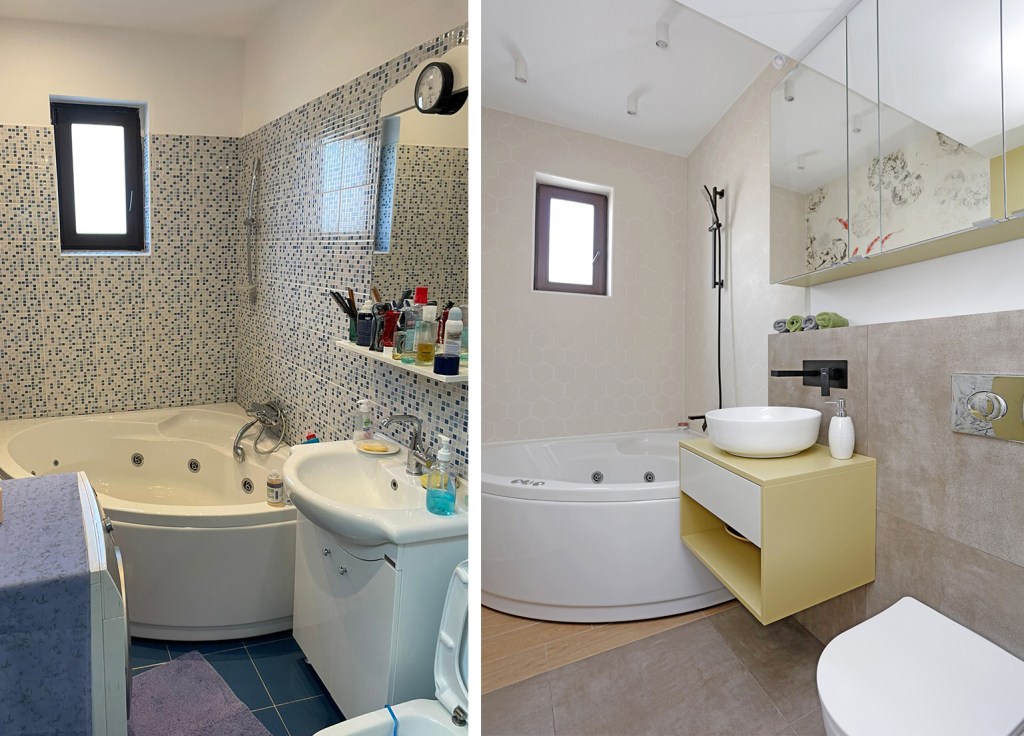 Before after apartament Unirii Cristian Patrascu