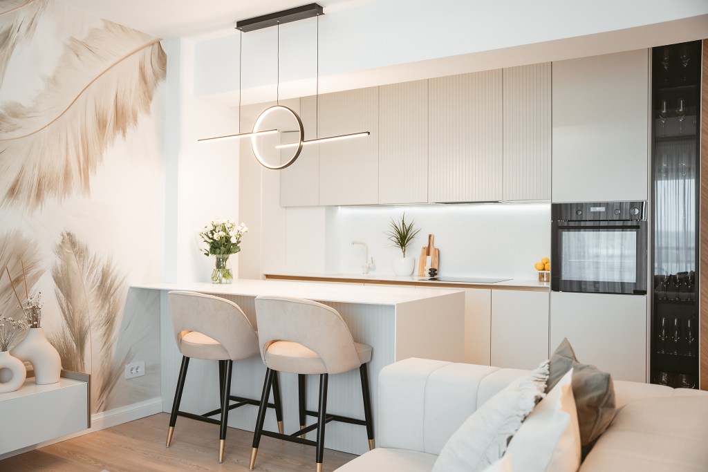 Bucatarie apartament cu doua camere