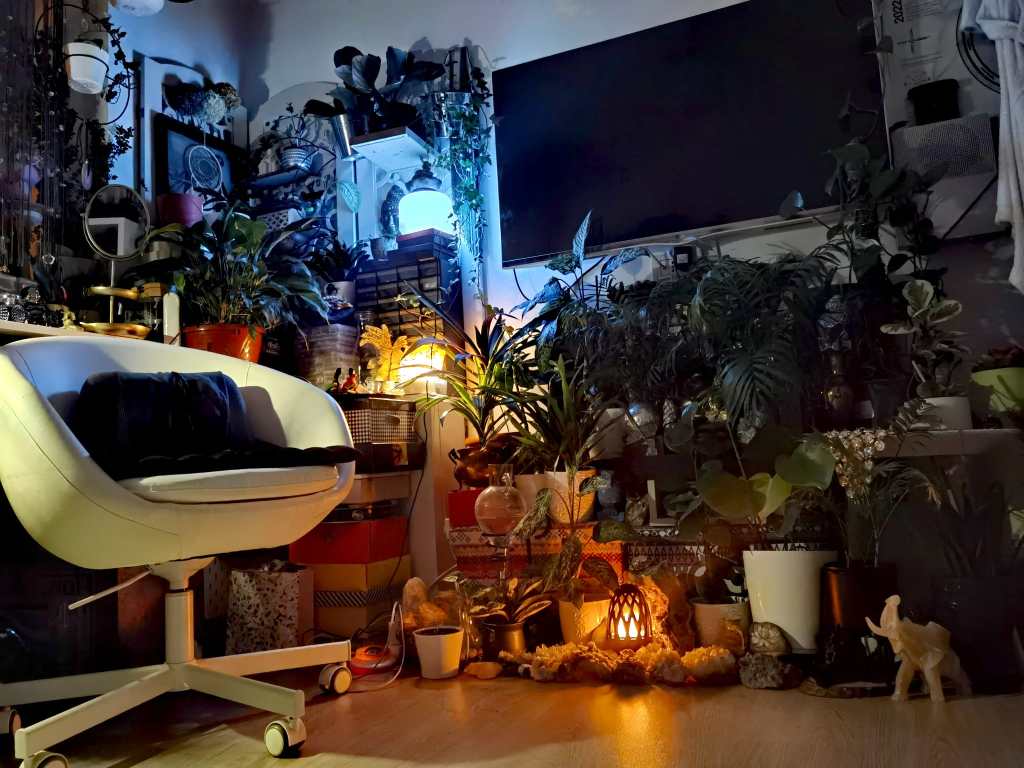 Femeia și-a creat un spațiu unde-și aduce sufletul să se refacă și care să o bucure