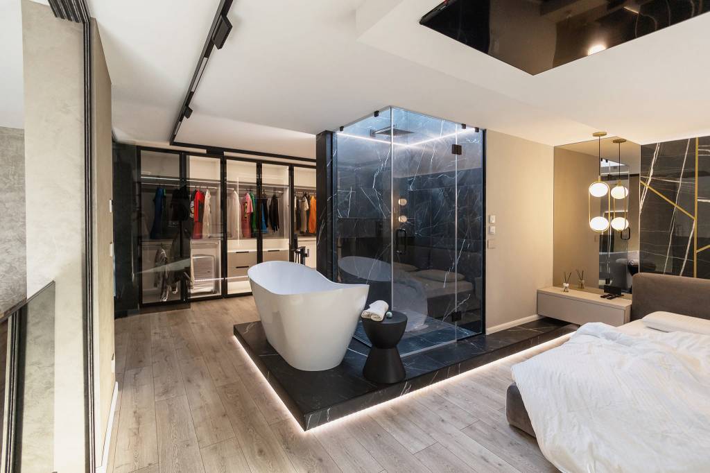 dormitor penthouse