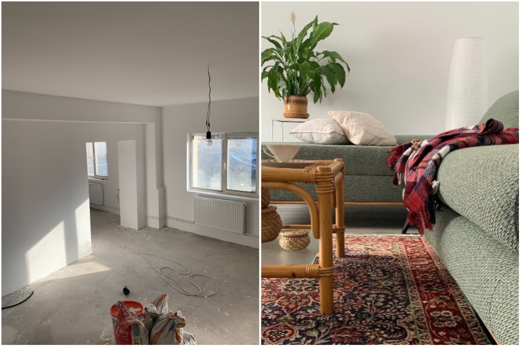 renovarea casei living