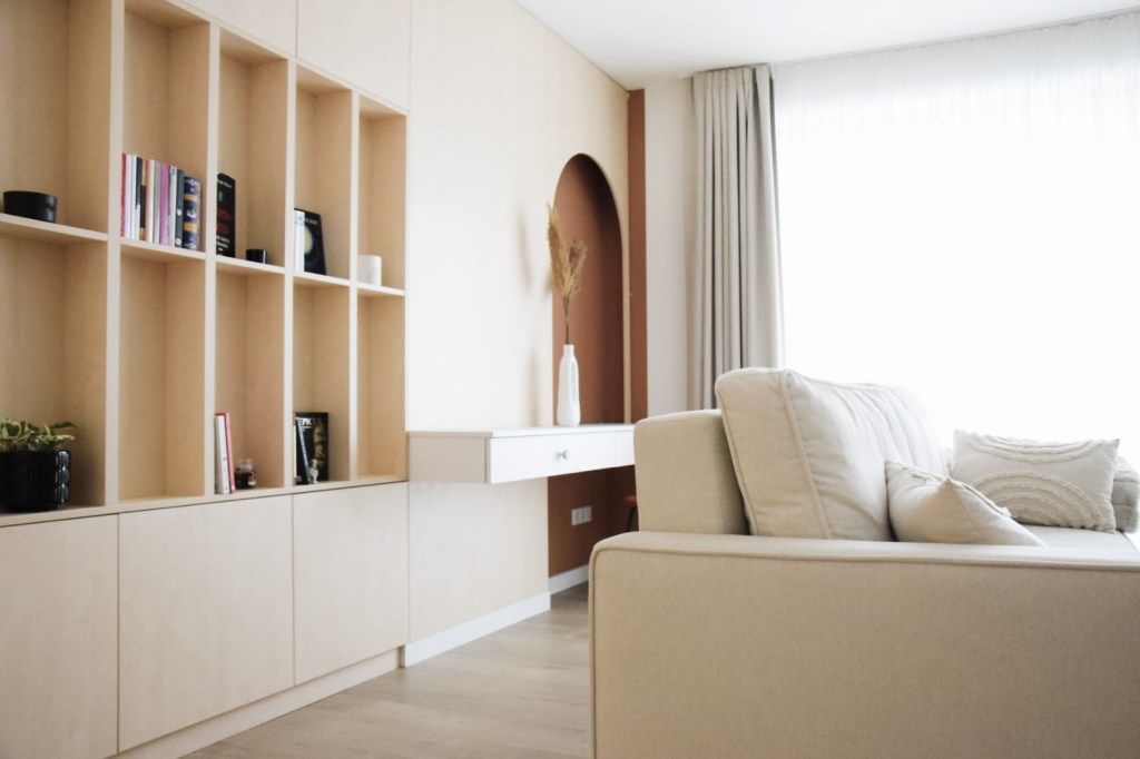 bibliotecă apartament Cluj